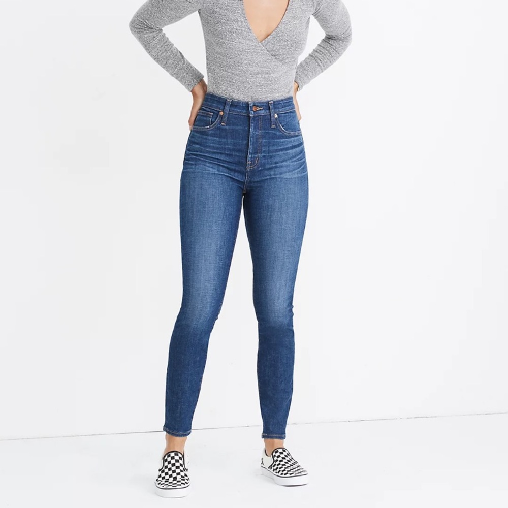 Madewell Curvy High-rise Skinny Jeans Moreau Wash